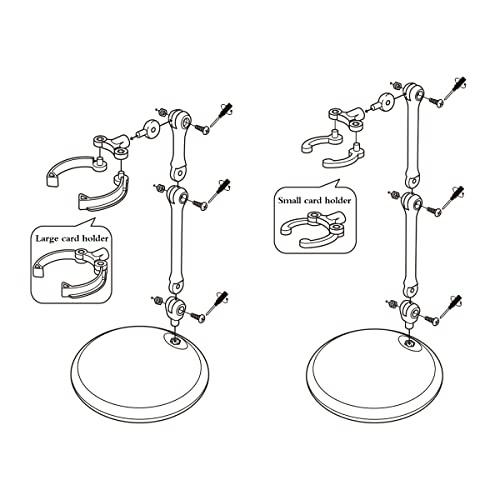 Ddung Doll Stand - Clear Doll Stand For 0.5" To 10" Dolls And Action Figure Stand (3-Pack)