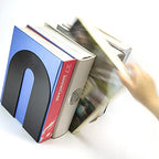 Officemate Bookends, Heavy Weighted 10-inch Steel, Black (93182) (Pack of 6) - size: Letter (Pack of 6)