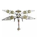 Mechanical Metal DIY 3D Dragonfly Model Insect Brass Puzzle Steampunk Electric Mechanical, Assembly DIY Gift Craft Hobby for Men (Dragonfly B) - style: Dragonfly B