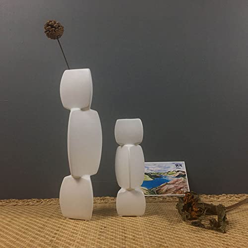 Nordic Ceramic Vase Abstract Root Geometric Shaped Flower
