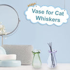 5Pcs Mini Flower Vase 1" Miniature Bud Vases Cat Whisker Vase for Micro Landscape Accessories Decorations Flowers Bud Succulent Holder Tiny Glass Vase DIY Ornament Table Festival Decor