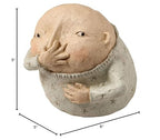 Art & Artifact Boy Holding Nose, Bathroom Statue Funny Boys Decor Shelf Sitters, 5" High - size: 6 Inch x 5 Inch x 5 Inch