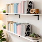 Peacoblue Metal Bookends for Shelves, Modern Decorative Heavy Duty Study Book Ends Stoppers for Office, Desk, Shelf, Room 5.3"x4.3"x7.9" Cast Iron Simple Tall Bookends 1 Pair (Gnome with Heart) - style: Gnome with Heart