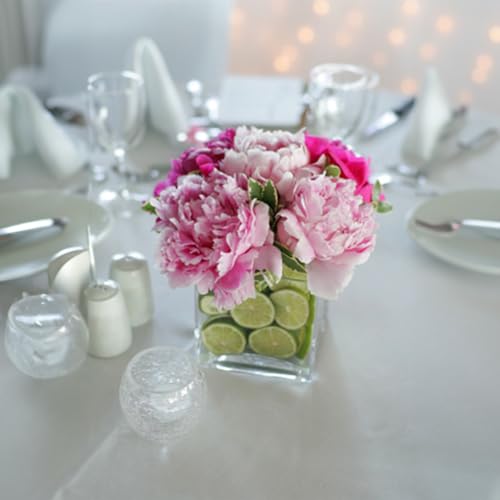 WGVI Clear Square Glass Tea Light Votive Candle Holder, Width 3", Height 3", Small Cube CandleHolders Container Dish Terrarium Tabletop Event Decor, 1 Pieces - size: Clear Cube 3"H