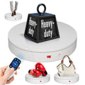 15.8In Remote Motorized Electric Turntable Rotating Display Stand Rotating Platform Photography Turntable motorized lazy susan base giratoria para for Photography,3D Scanner,(Load Range:132~400lbs) - size: 15.8inch/White/400Lbs Load