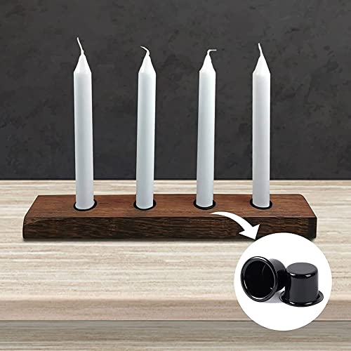 20 Pcs Aluminium Candle Cups Holders Metal Candlestick Holder Cup Candle Drip Protectors Catchers Tea Light Tins Cups for Lamp or Candle Making