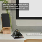 Amazing Gemstone Black Onyx Pyramid Crystal Healing Stones - 2" Great Pyramid Figurine of Natural Stone Pyramid for Meditation, Reiki, Chakra Balancing and Crystal Pyramids Grid - color: Black Onyx