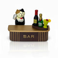 Funny Miniature Cat Bartender Figurines with Cocktail Bar for Office Desk Accessories, Unique Cat Gift for Cat Lovers (Bar Set) - color: Bar Set