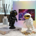 HAUCOZE Diver Figurine Statue Modern Space Sculpture Home Decor Table Centerpiece for Bedroom Office Gift 7.5 Inch