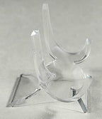 HQRP-Crystal 2-3/8" Acrylic Display Stand Pedestal for Crystal Heart / Slice / Slab and other Stones - size: 2-3/8"