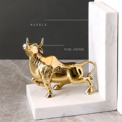 Bookends Creative Light Luxury Bookends Pure Copper Retro Book Reading Rack Desktop Storage Book Stand Ornaments Home Decorations Bookends & Book Racks