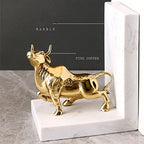 Shelf Decoration Creative Light Luxury Bookends Pure Copper Retro Book Reading Rack Desktop Storage Stand Ornaments Home Decorations Holder