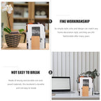 Alipis Wooden Bookend Thickened Beech Wood 13x8cm Simple Book Stand Practical Bookshelf Accessory for Home Office Desk Organization