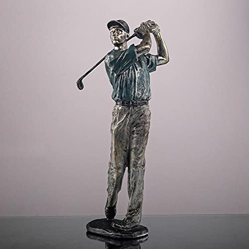 Hztyyier Luxury Character Figurine Golfer Statue Sculptures Golf Figure Ornaments for Living Room Home Decoration Accessories Modern Sport Art Decor (1)