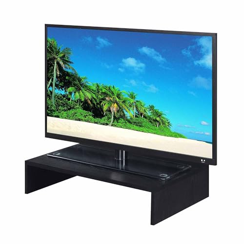 Convenience Concepts 121041CH Designs2Go Small TV/Monitor Riser for TVs up to 26" Small TV/Monitor Riser Small, Black