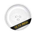 12.75" Microwave Glass Turntable Plate, 12.75" / 32.4cm Microwave Tray Replacement Glass Plate, Glass Tray Replacement for LG, GE, Magic Chef, Hotpoint, Panasonic, Kenmore, etc - size: 12.75"
