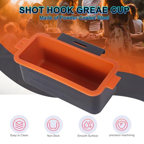 Grease trap for blackstone，griddle grease catcher/grease cup/drip tray/drip pans for blackstone griddle-17, 22, 28, 30 & 36 inches.