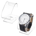 PH PandaHall 2pcs Clear Watch Stand, 2.4 x 2.4 x 1.3 inch Single Watch Holder Display Acrylic Bracelet Display Rack Jewelry Holder Stand Watch Organizer Storage for Women