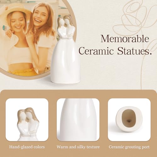 Sister Gifts, Best Friend Birthday Gifts for Women, Friendship Gifts for Women, Bestie Gift for Woman, Ceramic Sister Figurine - color: Sy0241
