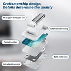 Foldable Phone Stand for Desk, Adjustable Angle of View, Suitable for iPhone, Samsung and Other Smart Phones, Blue Ocean - color: Blue Ocean