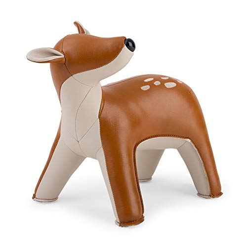 zuny, Gaze Series Bookend Tan for Shelves, Office Decorative- Deer Luke - color: Deer Luke