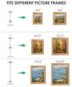 Adjustable Tabletop Acrylic Easel Stand for Picture Frames & Photo Display – Art Easel, Holds Frames up to 30" H, Perfect for Table Decor, Wedding Sign, Artwork Holder - size: 1-Pack, 30"H