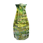 MODGY Collapsible and Expandable Flower Vase Plastic Decorative Modern Centerpieces Dining Table Decor Living Room Bathroom Wedding Office, Claude Monet Waterlilies - style: Waterlilies