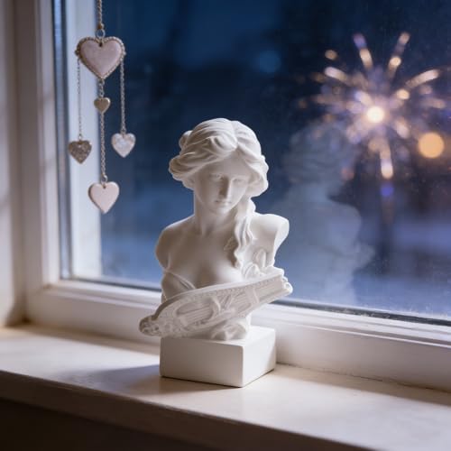 Goddess Aphrodite Statue, 6 Inches Greek Goddess Aphrodite Statue, Height Resin White Classical Art Figurine Ornament for Home or Office Decor,Valentine's Day Gift(Aphrodite Statue) - style: Aphrodite statue