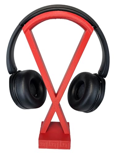 Minimalist Headphone Stand (Matte Red) - color: Matte Red