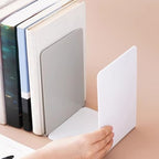 Practical Bookends Book End Desk Bookshelf L-Shaped Book Support Book Holders Shelf Decorative Bookends for Students