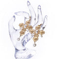 HOMEGOAL Hand Jewelry Holder, Bracelet Ring Watch Jewelry Display Holder Stand, Mannequin Hand, Polyresin, 7 Inch (Transparent) - color: Transparent