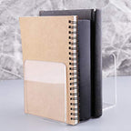 2Pcs Book Ends, Clear Acrylic Bookends, Non-Skid Bookend Supports, Book Stopper for Books/Movies/CDs/Video Games