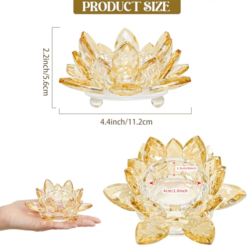 Crystal Flower Jewelry Tray, Luxury Transparent Decorative Trinket Dish for Rings, Earrings, Necklaces, Keys for Vanity Dresser Nightstand, Elegant Gift for Women Mother's Day (1, 4.4"(w) - Gold) - size: 4.4"(w) - Gold