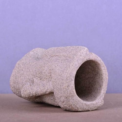 ULTNICE Modern Sculpture Decor Pen Holder for Desk Decorative Pencil Holder and Small Statue Resin Ornament for Office Desktop Organization and Home Adornment