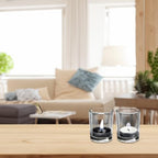 WGVi Clear Glass Cylinder Tea Light Votive Candle Holder, Width 2", Height 2.4", Small Candleholders, Shot Glass, Tabletop Event Decor, 1 Piece - size: Clear Cylinder 2.4"H
