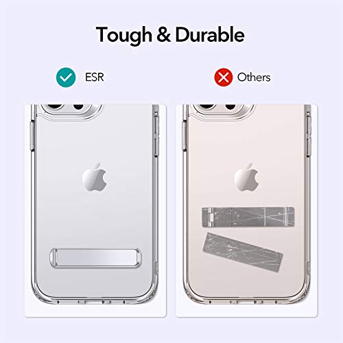 ESR Boost Phone Kickstand, Vertical and Horizontal Stand, Adjustable Angle, Compatible with iPhone Air 17 Pro Max, iPhone 17e/16/15/14/13/12, Samsung Galaxy S26/S25/S24/S23 Series, Google, Silver - color: Silver