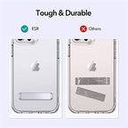 ESR Boost Phone Kickstand, Vertical and Horizontal Stand, Adjustable Angle, Compatible with iPhone Air 17 Pro Max, iPhone 17e/16/15/14/13/12, Samsung Galaxy S26/S25/S24/S23 Series, Google, Silver - color: Silver