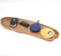 Fermus Wooden Tray 12.7 Inch Long Jewelry Dish Cosmetics Organizer Bathroom Clutter Wood Decorative Serving Platter Small Storage Tray, Cloud Shape