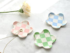 Teen Girls Gifts Trendy Preppy Stuff Aesthetic Room Decor Bedroom Decor Aesthetic Preppy Room Decor Aesthetic Stuff Checkered Jewelry Tray - style: Blue Checkered