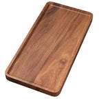 VERTORGAN Acacia Wood Serving Tray,11.8x5.9 Inch Decorative Trays Platter for Coffee Table,Living Room,Bar,Party,Mini Charcuterie Boards Cheese Board,Home Decor - style: 11.8*5.9in