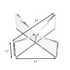 Acrylic Ball Holder 3-Pack, Small Size for Baseball, Softball & Golf Ball; Medium & Large Size for Basketball, Soccer, Volleyball; Horizontal Size for Rugby and Football - style: Medium - 3.54 x 1.3 inch