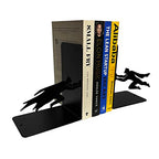 Superheros Decorative Bookends, Book Stopper, Metal Bookends, Book end Holders Book Stopper for Heavy Books Home/Office Decor/Shelves, Children Room Décor (Weight 2.5 Pound/Pair)