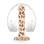 CameCosy Leopard Headphone Stand, Compatible with, Sturdy Acrylic Design, Multifunctional for Headphones & Cell Phone - color: leopard