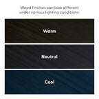 Plank+Beam Solid Wood Console Table, 36 Inch, Sofa Table, Narrow Entryway Table for Hallway, Behind The Couch, Living Room, Foyer, Easy Assembly, Black - color: Black, size: 36" Console Table