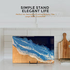 TR-LIFE 3 Pack 8 Inch Large Plate Stands for Display - Plate Holder Display Stand + Metal Frame Holder Stand for Picture, Book, Decorative Plate, Platter, Photo Easel - size: 8 Inch