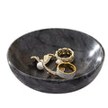 Marble Jewelry Dish - Rings Holder - color: Black