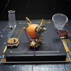 3D Steampunk Mechanical Snail Model Kit – DIY Metal Brass Puzzle for Adults, Retro Collectible Robot Sculpture Craft Gift (Snail-O) - style: Snail-O