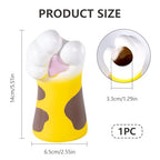 Cat Vase for Dry Flower Hydroponic Planter for Women, Teens, Girls，Kids，Cat Lover Theme Decor ，Ideal for Home, Office, Wedding, Party，Table Decoration (Yellow)