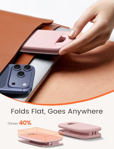 Lamicall Pink Desk Accessories for Women, Pink Office Supplies Desk Home Vanity Decor, Cute Rose Gold Phone Stand Holder for iPhone, 4-8'' Phone, Gifts for Teens Girls Boys Adults Women Men Mom Wife - color: C-Pink