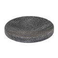 Creative Co-Op Marble Round Soapdish, Grey - color: Grey